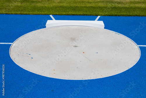 Hammer throwing ring - athletics photo