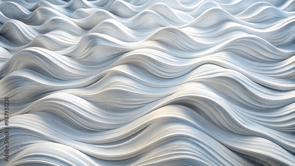 cascading white waves creating a clean abstract backdrop cascading white waves creating a clean abstract backdrop