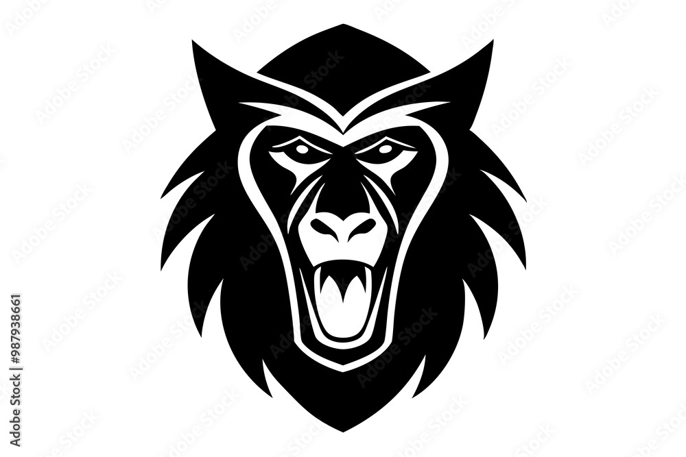 Fototapeta premium lion head mascot