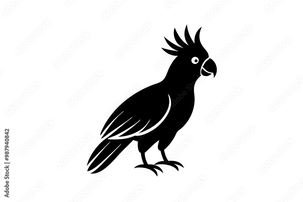 black and white parrot black and white parrot