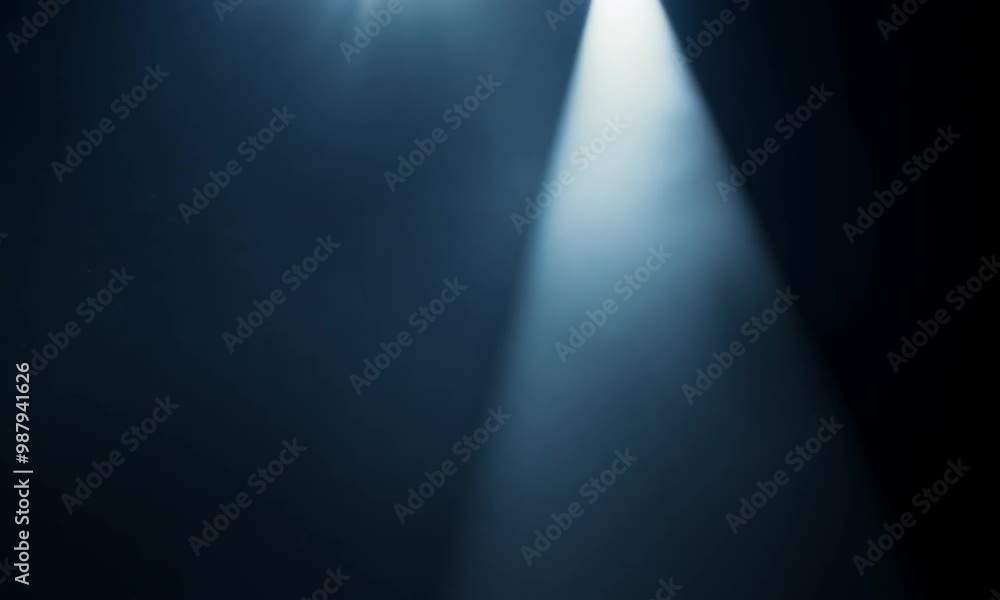 Spotlight on Black Background Spotlight on Black Background