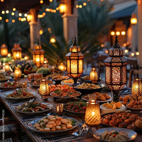 Delicious Feast Under the Stars