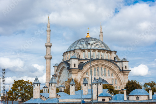 The Nuruosmaniye Mosque of Istanbul,  Turkey photo