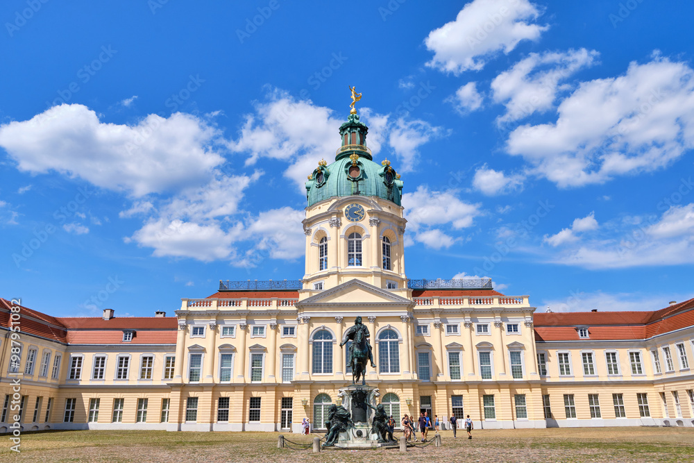 Berlin (Germany) - August: view of Charlottenburg Palace. Berlin (Germany) - August: view of Charlottenburg Palace.