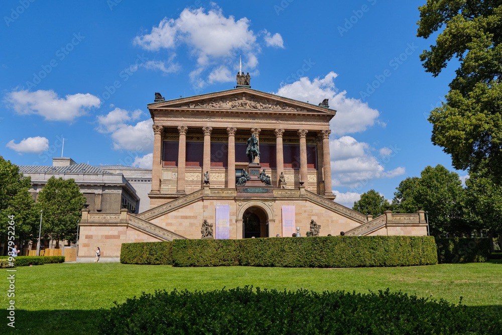 Obraz premium Berlin (Germany) - August: Berlin Cathedral, German Berliner Dom on Museum Island.