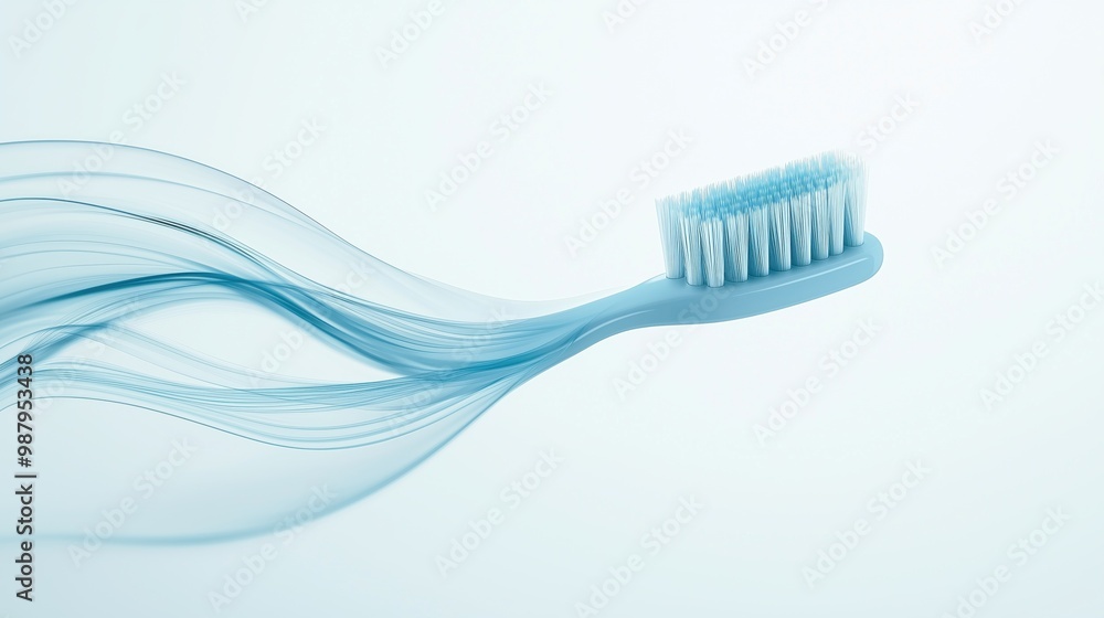 A minimalist toothbrush with toothpaste on a clean surface, highlighting daily oral hygiene practices in a serene setting A minimalist toothbrush with toothpaste on a clean surface, highlighting daily oral hygiene practices in a serene setting