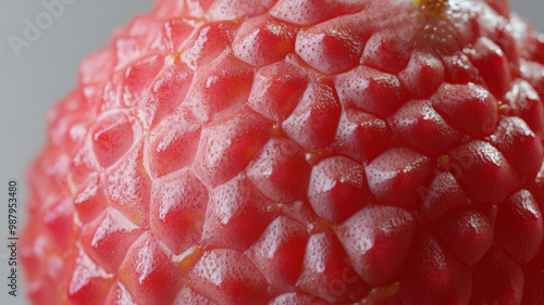 Detailed macro shot of an e...