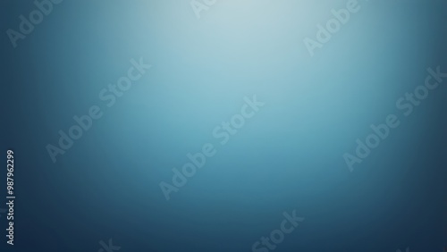 Abstract illustration of a textured solid blank wall with blue gradient color transitioning from light blue to dark blue