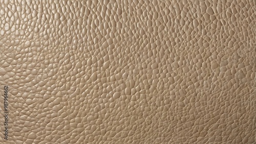 close up view of a material textured, leather like abstract background with light brown color and bumps and grooves on it