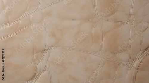 Wallpaper Mural close up abstract illustration background of a textured surface showcase a soft, beige material with a quilted pattern Torontodigital.ca