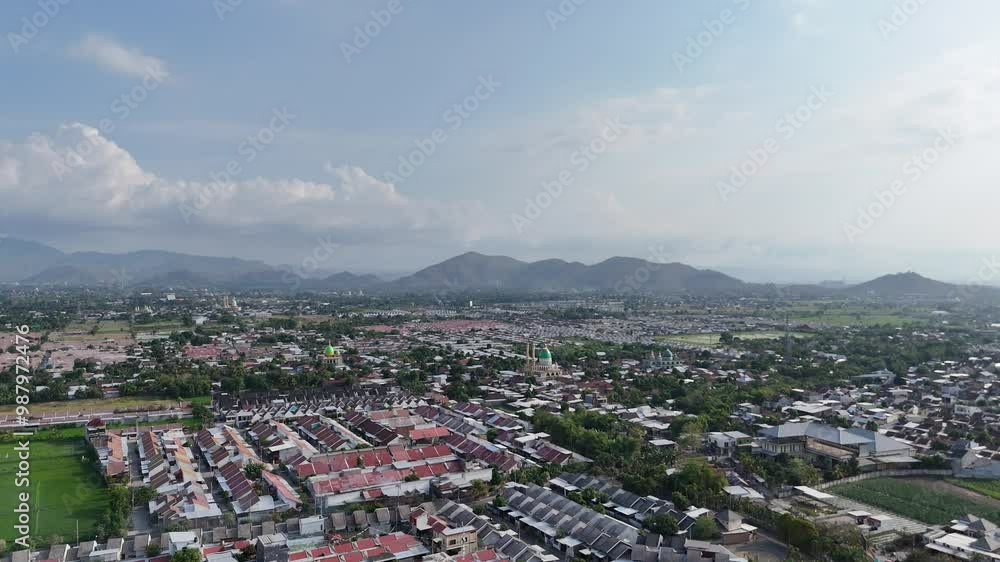 Drone View of Aerial Landscapes - view, view of the city Drone View of Aerial Landscapes - view, view of the city
