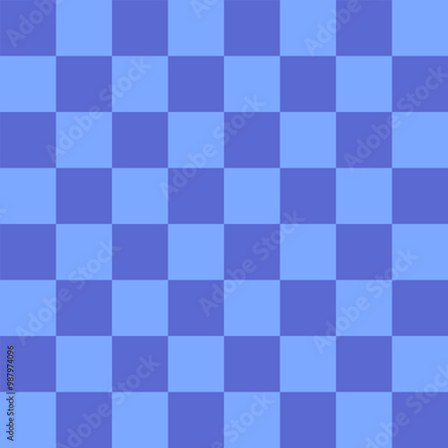 Checkered seamless pattern, vintage aesthetic backgrounds, colorful checkerboard grid texture. Funky fashion retro textile print. Vector illustration