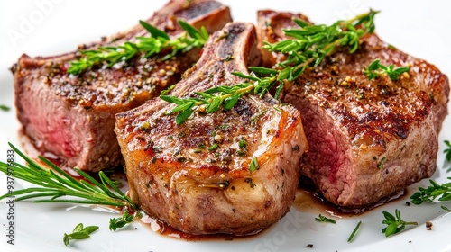 Delicious Grilled Lamb Chops with Herbs