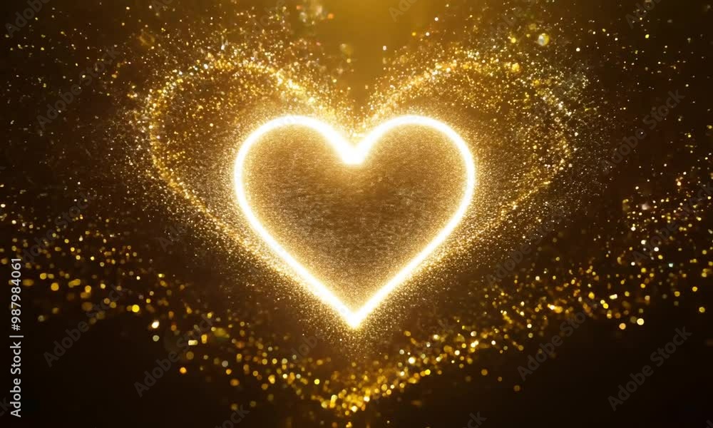 Golden Heart of Sparkle Golden Heart of Sparkle
