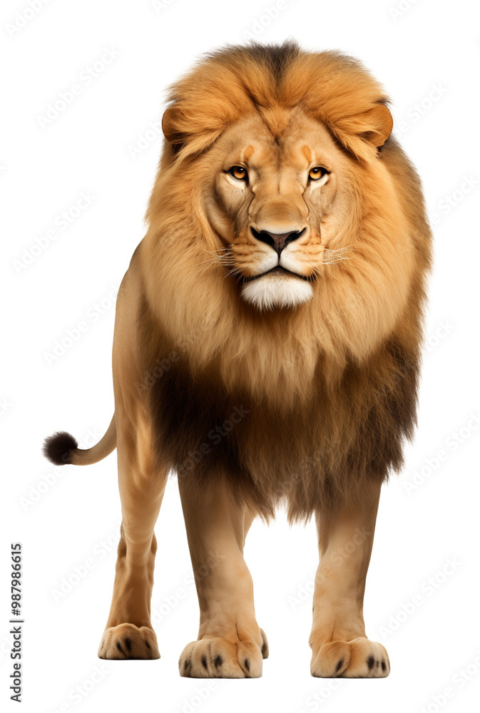 Lion Front View Isolated on Transparent Background PNG
Lion Front View Isolated on Transparent Background PNG