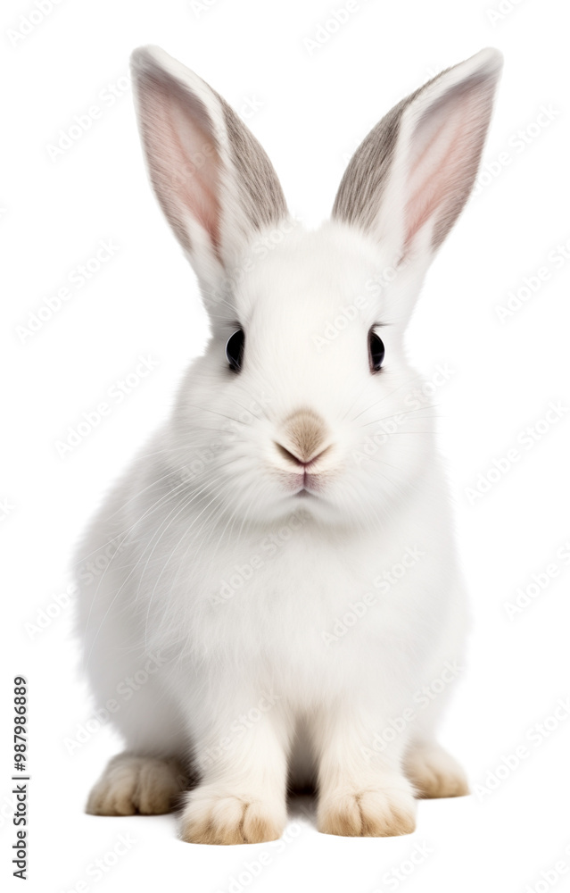 Cute White Bunny Rabbit Isolated on Transparent Background PNG
Cute White Bunny Rabbit Isolated on Transparent Background PNG