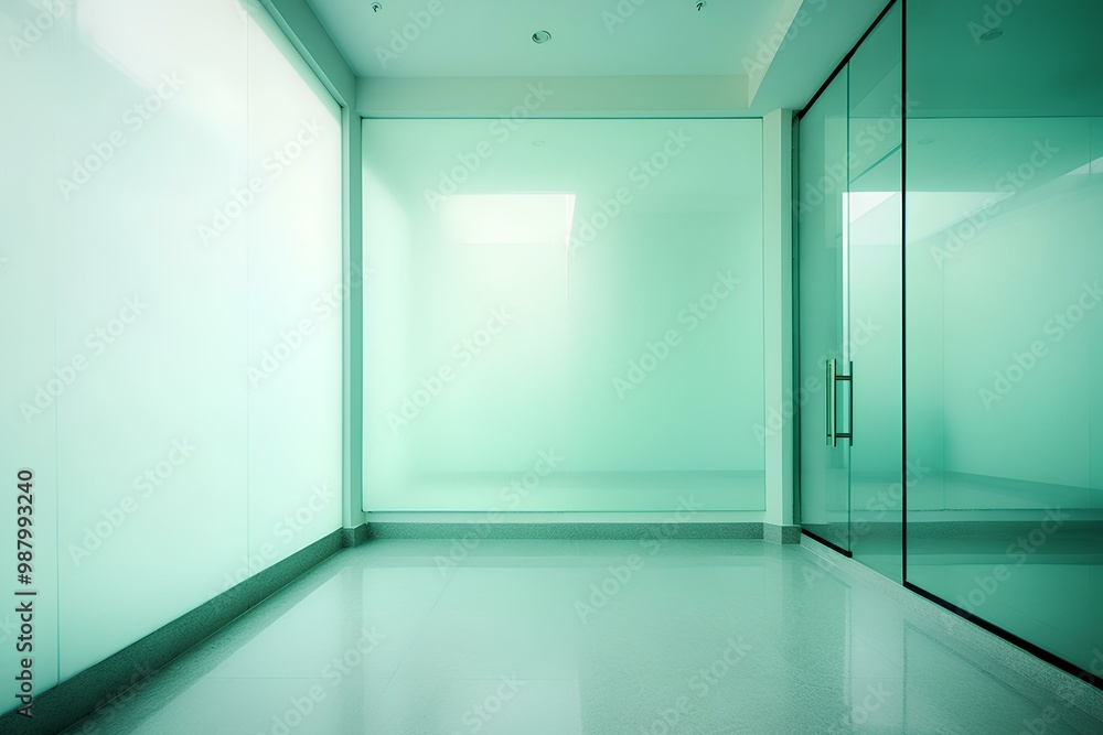 Fototapeta premium empty white room