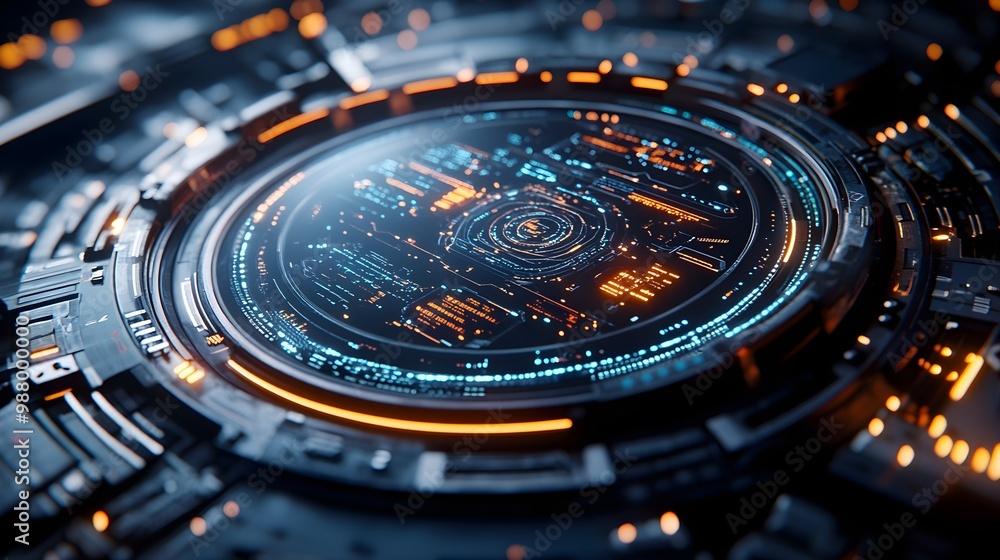 A spaceship bridge with a circular arrangement of control stations, each surrounded by holographic dashboards displaying vital systems, softly lit by ambient starlight. A spaceship bridge with a circular arrangement of control stations, each surrounded by holographic dashboards displaying vital systems, softly lit by ambient starlight.