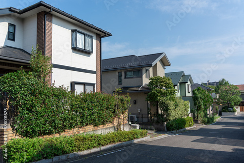 戸建住宅の風景