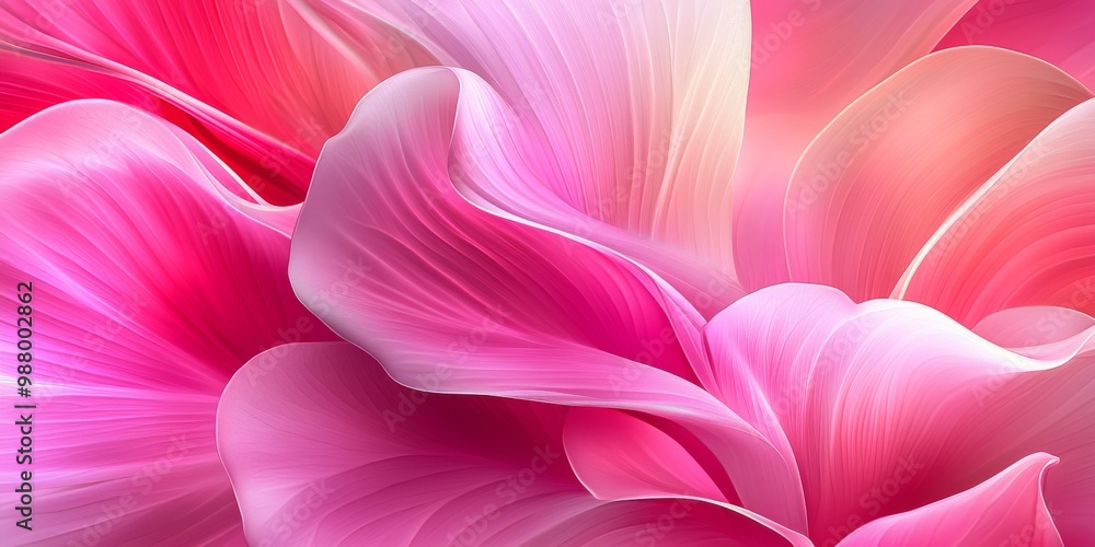 Close-up of Giant Luminous Pink Flower Petal Showcasing Unique Texture | Abstract Nature and Floral Art Concept Close-up of Giant Luminous Pink Flower Petal Showcasing Unique Texture | Abstract Nature and Floral Art Concept