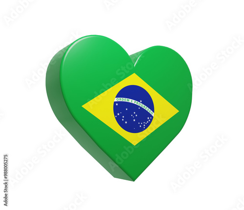 3D Brazilian Flag Heart Free Download 3D Brazilian Flag Heart - GFXLoad