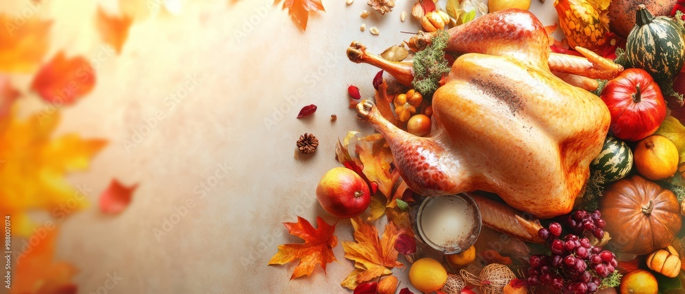 The concept of Thanksgiving background The concept of Thanksgiving background