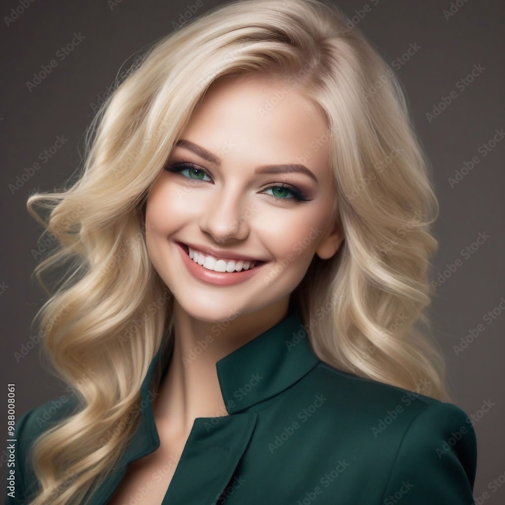 hübsche junge blonde Frau hübsche junge blonde Frau