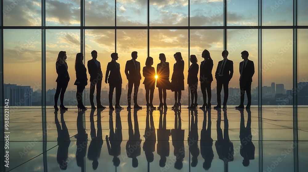 Business Silhouettes: Urban Reflections at Sunset
ビジネスシルエット: 都市の反射と夕暮れ.Generative AI Business Silhouettes: Urban Reflections at Sunset
ビジネスシルエット: 都市の反射と夕暮れ.Generative AI