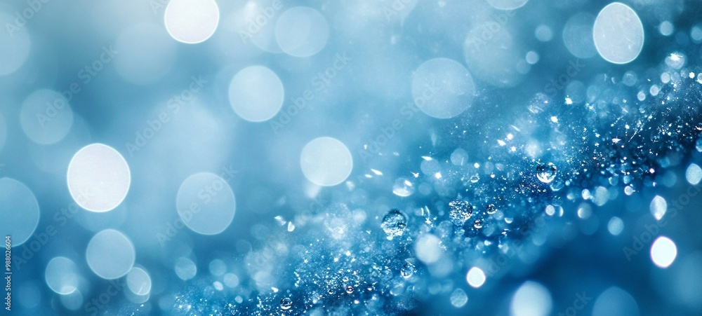 Captivating Blue Bubble Bokeh with Ethereal and Dreamy Soft Focus Effect Captivating Blue Bubble Bokeh with Ethereal and Dreamy Soft Focus Effect