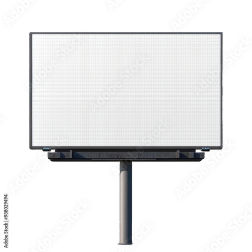 Blank Billboard for Outdoor Advertising Poster photo