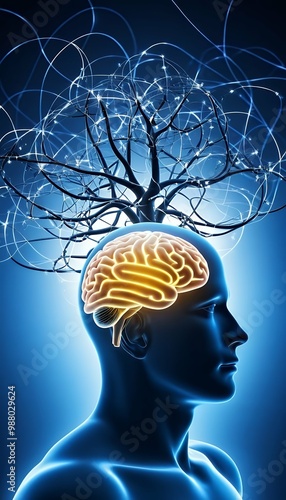 revolve idea brain concept electrons  brain blaster energy atom power head mind idea thinking nerve cell brainstorm intellect mental intelligence awareness clairvoyance cognition conscious photo