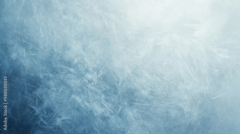 Obraz premium Frosted Blue Background
