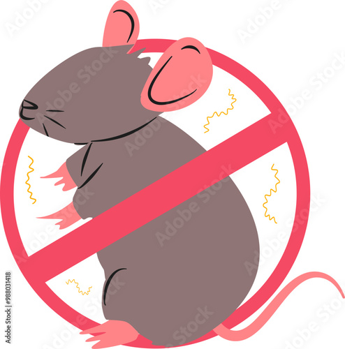 Leptospirosis illustration. Rat fever illustration. Leptospira bacteria.