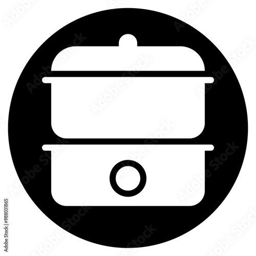 steamer glyph icon