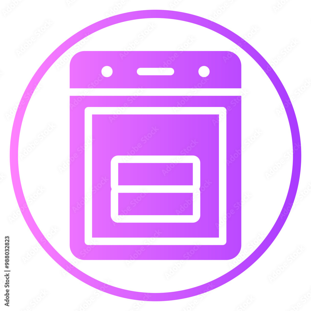 stove gradient icon