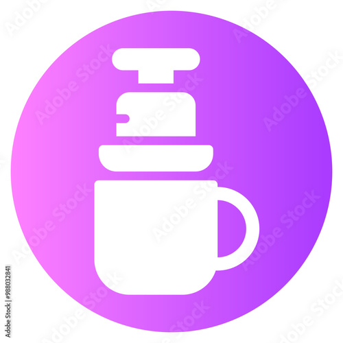 aeropress gradient icon