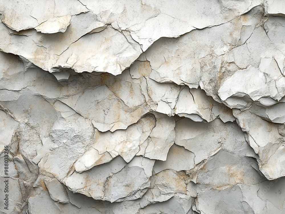 Abstract Stone Texture: Cracked Gray and White Rock Surface Abstract Stone Texture: Cracked Gray and White Rock Surface