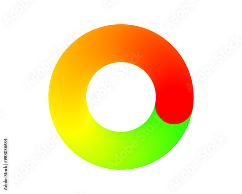 Collection Loading bar status icon. Vector illustration. Set of vector loaded rainbow icons. Download progress. Donload or Upload.