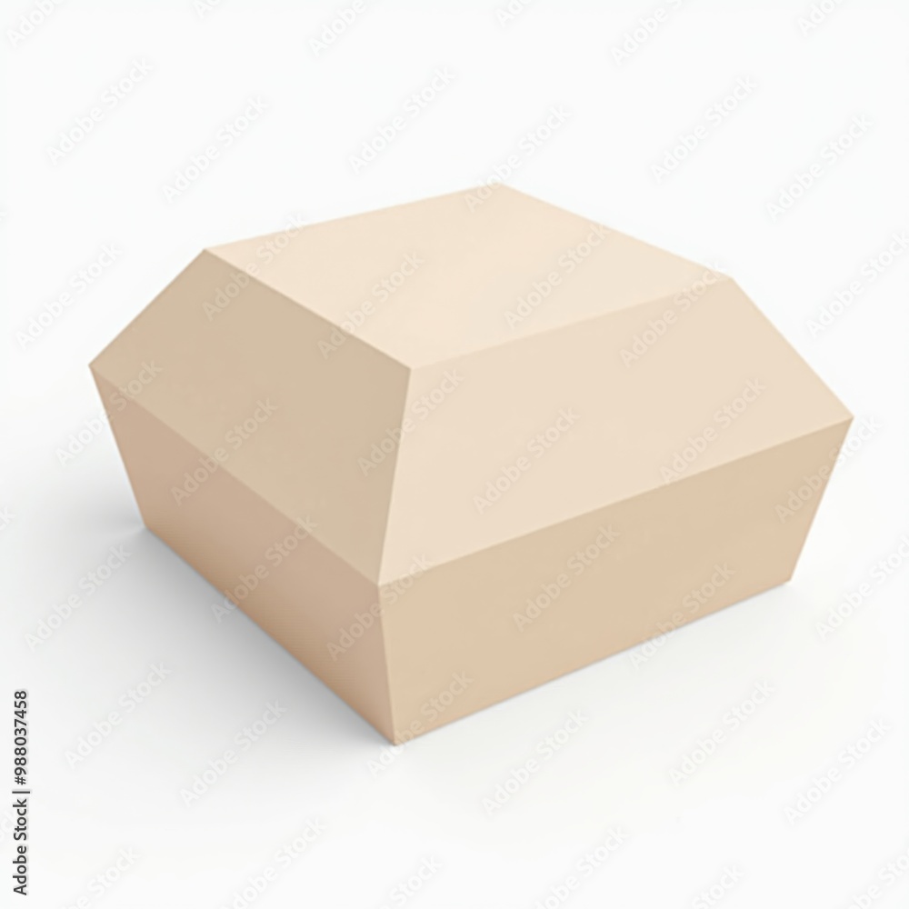 empty cardboard box isolated on white background. suitable for mockups. empty cardboard box isolated on white background. suitable for mockups.