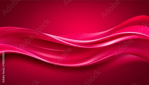 Deep red background with a subtle wave-like texture and a soft gradient highlighting the center for product emphasis. Made with generative AI technology