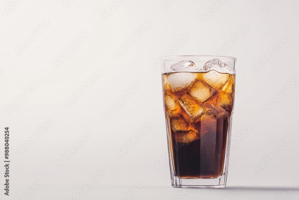 Cold brew coffee on solid white background, single object Cold brew coffee on solid white background, single object