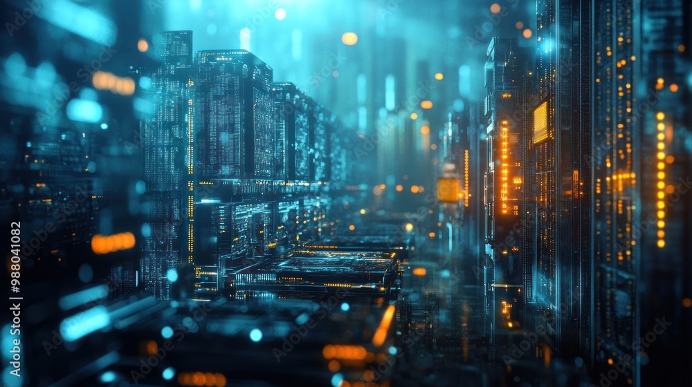 Environmental effects of cryptocurrency mining, illustrating the high energy consumption and pollution associated with large-scale mining operations, Environmental effects of cryptocurrency mining, illustrating the high energy consumption and pollution associated with large-scale mining operations,
