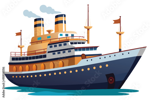 Ship vector illustration