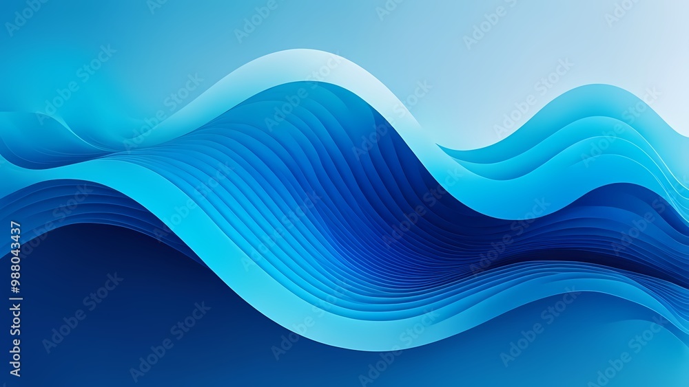abstract blue wave background abstract blue wave background