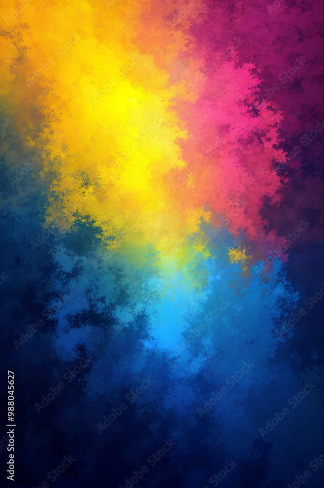 Vibrant abstract gradient with yellow, red, and teal hues. Vibrant abstract gradient with yellow, red, and teal hues.