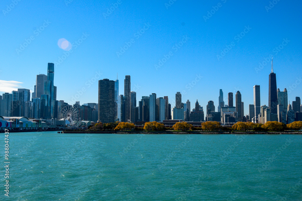 Obraz premium city skyline