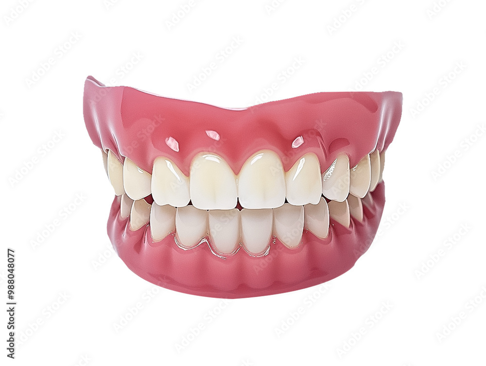Obraz premium teeth isolated on transparent background