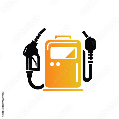 Fuel Pump Icon Illustration