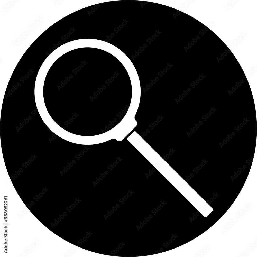 Magnifying block illustration vector Magnifying block illustration vector