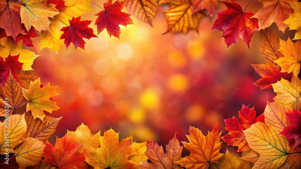 Vibrant autumn leaves in various shades of red, orange, and yellow , Fall, foliage, nature, season, colorful, vibrant, autumnal Vibrant autumn leaves in various shades of red, orange, and yellow , Fall, foliage, nature, season, colorful, vibrant, autumnal